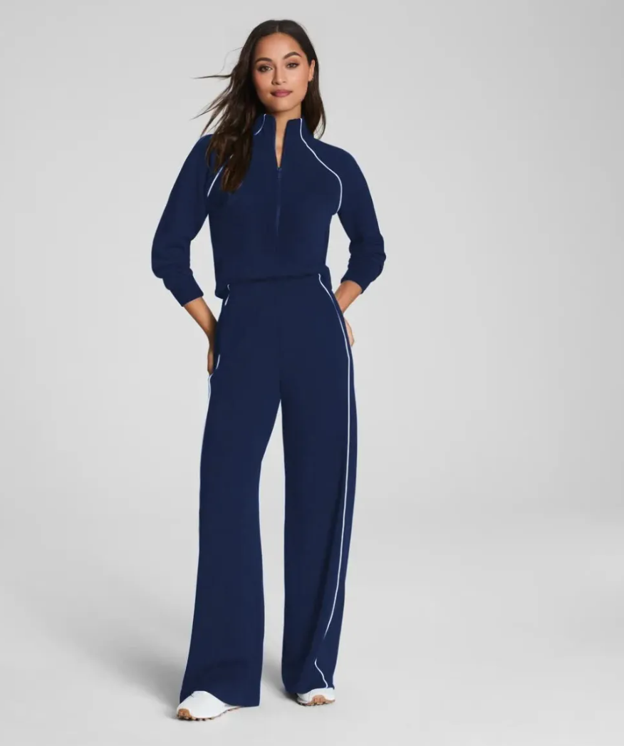 Cozy Half Zip Jumpsuit