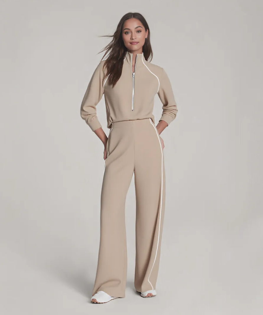 Cozy Half Zip Jumpsuit