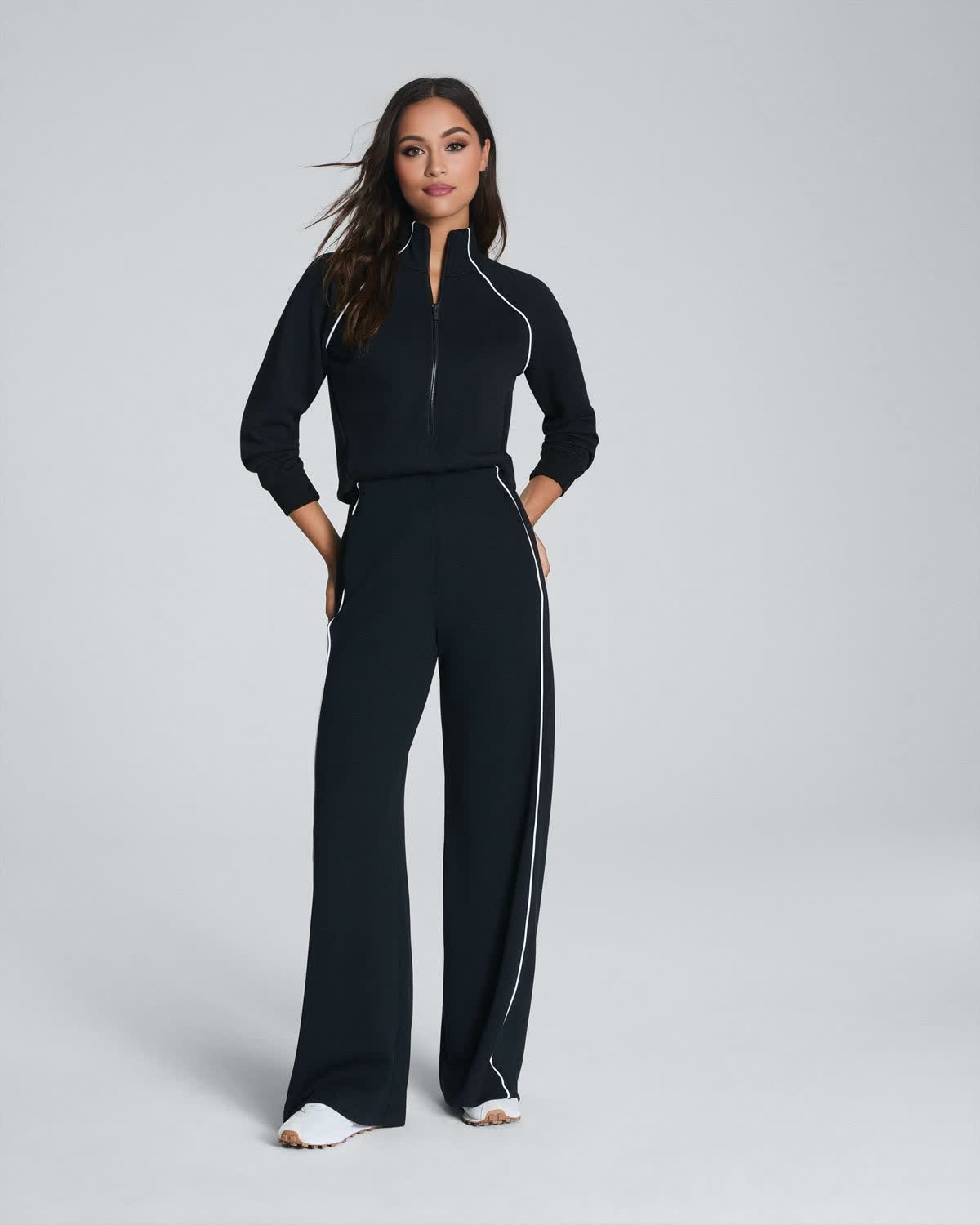 Cozy Half Zip Jumpsuit