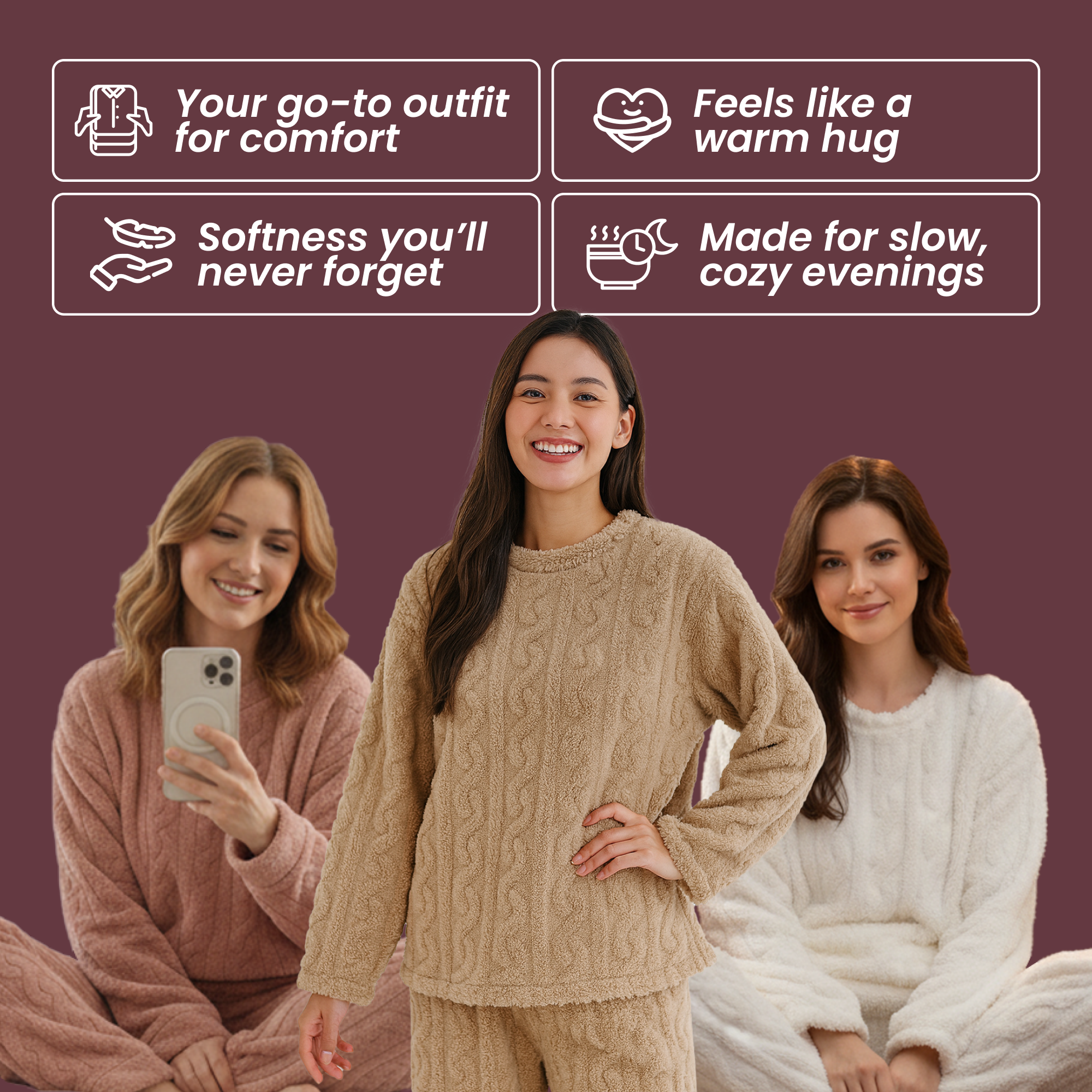 CozyFlannel Everyday Comfort Pajama Set