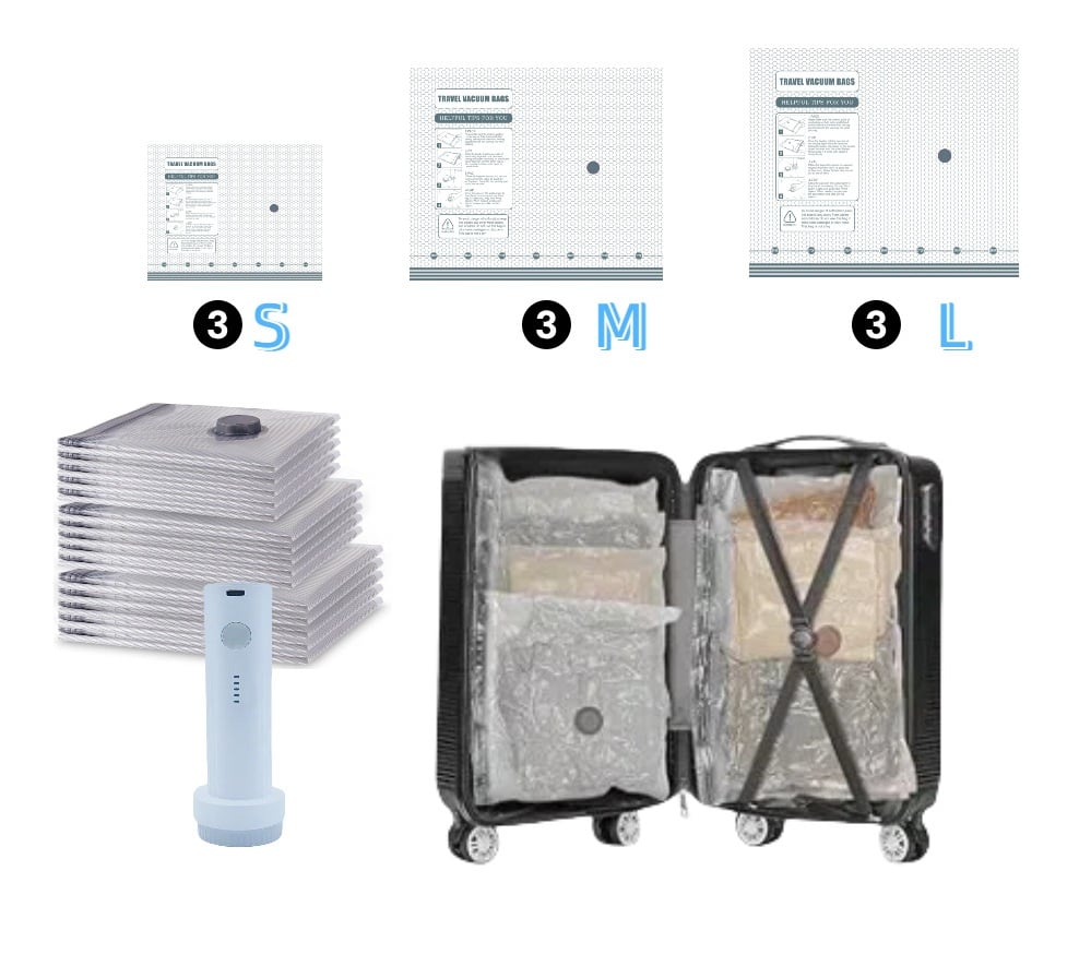 TravelPack Vacuum Organizer