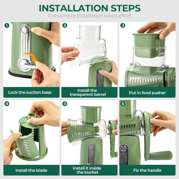 RapidGrate Pro Rotary Kitchen Tool