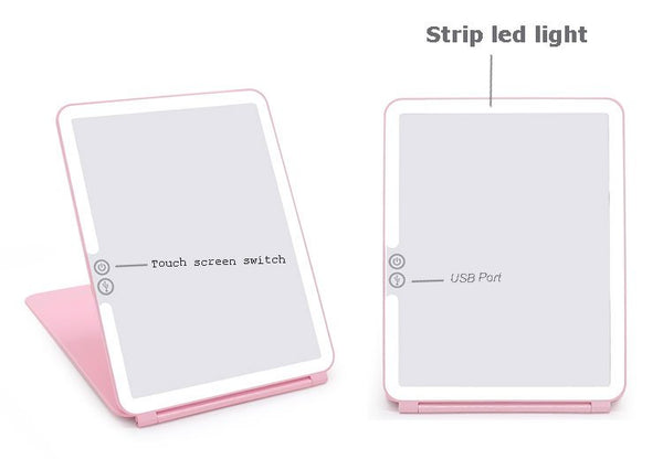 GlowMate Compact Vanity Mirror Pro