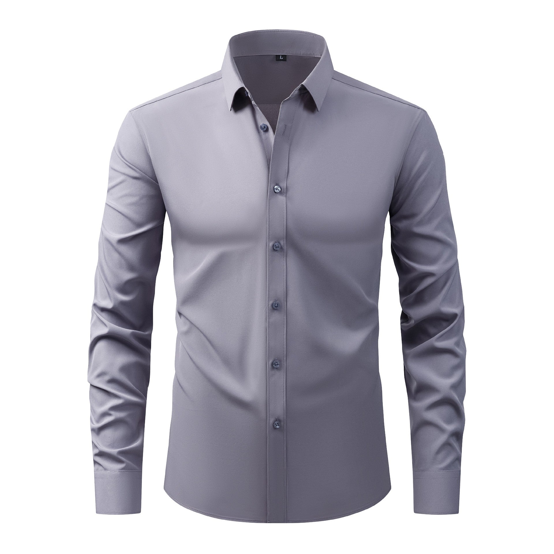 Men’s 16-Way Stretch Slim Fit Dress Shirt, Wrinkle-Free